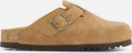 Scholl FAE Damessandalen Taupe Suède Platte Sandalen Maat 39