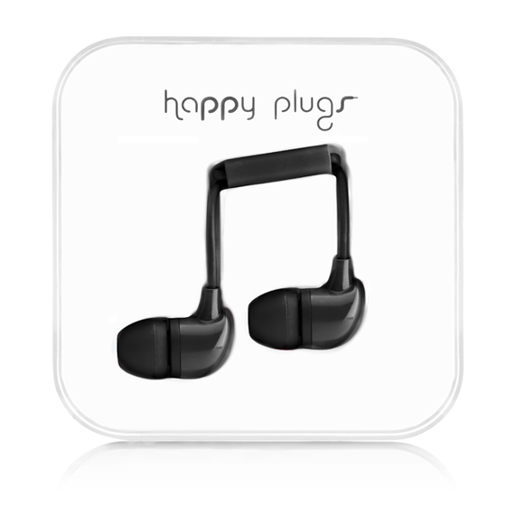 Happy Plugs In-Ear zwart