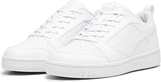 PUMA Rebound v6 Low Unisex Sneakers - PUMA White-Cool Light Gray