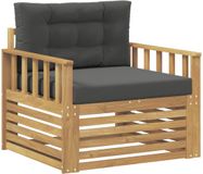 vidaXL Buitensofa Polyester Wit