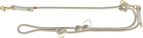 Trixie Hondenriem Soft Rope Verstelbaar 200x0.6cm Grijs/Lichtgrijs