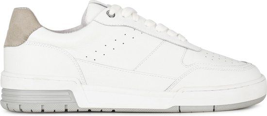 PS Poelman KEVIN Heren Sneakers - Wit Maat 44