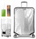 Housse de protection transparente pour bagages de 28 pouces