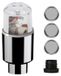 DrPhone FireFly - 2x Valve cap with LED RGB (7 colours) - Light sensor - Bicycle