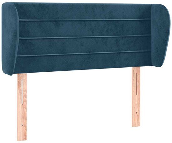 VidaXL Hoofdeind & Voeteind Donkerblauw