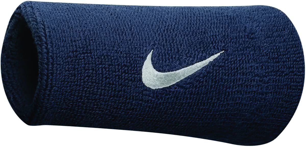 Nike Swoosh Dubbelbrede Polsbandjes Blauw - 0845840058114
