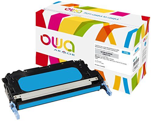 ARMOR K12258OW Toner Cartridge - Cyan - Compatible with HP Color Laserjet 3800, CP3505, CANON LBP 5300, 5360, MF9130, 9150, 9170, 9220, 9280