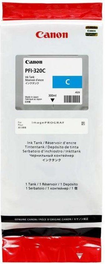 Canon PFI-320C Cyaan Inktcartridge - 300ml - Origineel