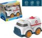 Ambulance avec effets lumineux et sonores à piles