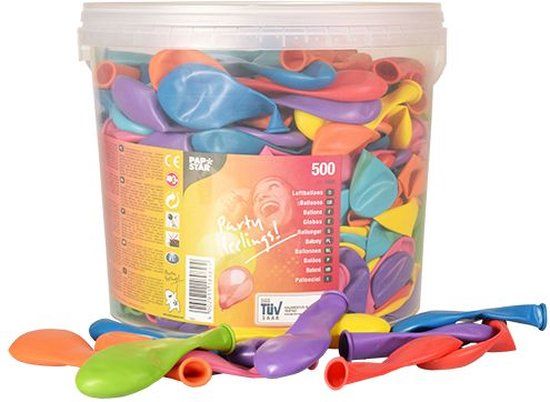 Papstar Balloons Ø 19 cm colours assorted in box Speelgoed ballon