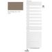 Acova Regate Twist Air Pivot Gauche Eau Chaude 1809w (809w+1000w) Pearl Beige Ral1035 Sèche-serviette Soufflant