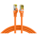 Patchkabel RJ45 Patchkabel Cat.6A S/FTP LSZH, Cat.7 Rohkabel orange 25m - 1 VPE = 5 Stück