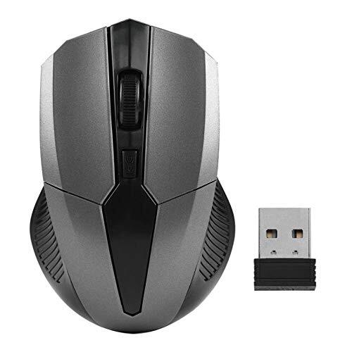 n/a 2.4 Ghz draadloze muis verstelbare 1200 DPI optische gaming muis draadloze home office gaming PC computer laptop grijs