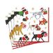 Entertaining Caspari Entertaining with Christmas Delivery servetten, wit, 20 stuks