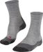 FALKE TK2 Melange anti-blaar dik wol functioneel materiaal wandelsokken heren grijs - maat 39-41