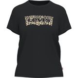 LEVI'S ® Shirt 'Perfect Tee' ecru / zwart
