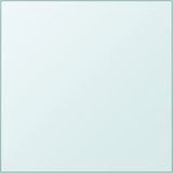 vidaXL Tafelblad - 60x60 cm - Gehard Glas - Transparant