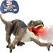 Silvergear Bestuurbare Dino - Rook, Licht & Geluid - Interactief Dinosaurus Speelgoed - RC Auto - T-Rex Speelgoed - Afstandbestuurbaar - Jurassic - Dino Spel - Dinosaurussen Speelfiguren - T Rex - Cadeau voor Jongens - 6, 7, 8, 9, 10+ Jaar - Bruin