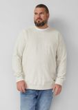 s.Oliver - Gestructureerd sweatshirt met geribde boorden