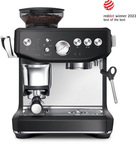 Sage The Barista Express Impress Espresso Machine - Black Stainless Steel