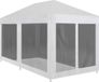 vidaXL Partytent met 6 mesh zijwanden 6x3 m