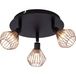 Brilliant Dalma 21034/76 Plafondspot Halogeen G9 99 W Zwart, Koper