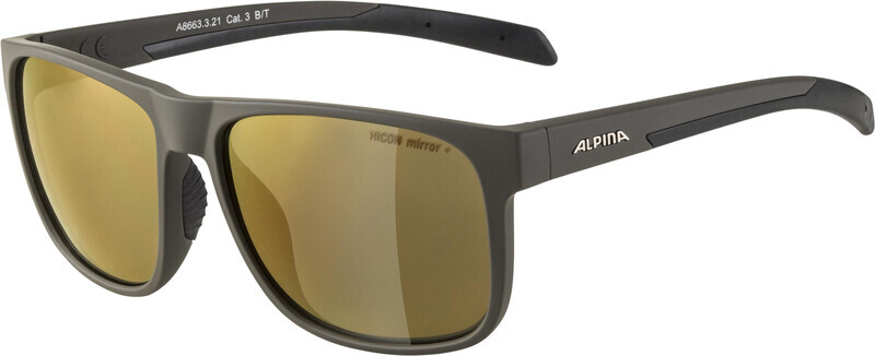 Alpina Nacan III HM Glasses, anthracite matt/gold mirror