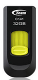 Team Group C141 32GB USB 2.0 Geel, Zwart