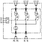 DEHN 953405 DR M 4P 255 FM Overspanningsveilige afleider