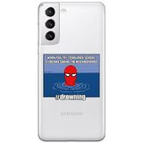 ERT GROUP mobiel telefoonhoesje voor Samsung S21 origineel en officieel erkend Marvel patroon Spider Man 037
