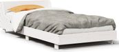 Maison Exclusive - Lit en bois massif sans matelas, blanc, 75x190 cm, en pin