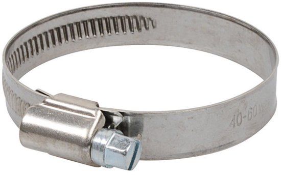 KIRCHHOFF Slangklem 9 mm Bandbreedte - RVS - 40 - 60 mm