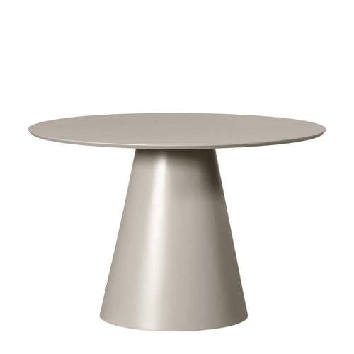 WOOOD Jorre Eettafel - Rond - MDF - Antique Beige - 120cm