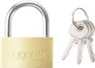 Sygonix SY-5045284 Hangslot 39.8 mm Verschillend sluitend Goud-geel Sleutelslot