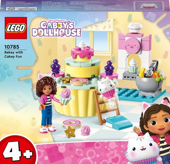 lego Gabby's Dollhouse Bakken met Cakey - 10785