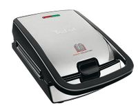 Tefal SW853D Appareil à croque-monsieur - Noir, Acier inoxydable