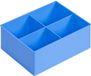 Alutec 66026 Gereedschapinlegstuk 4-voudig