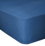 Home Passion Hoeslaken, 140 x 190 cm, 25 cm spanhoogte, 57 draden, katoen, blauw