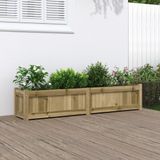 Maison Exclusive - Jardinière 150x31x31 cm, en pin imprégné