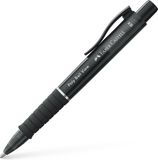 Faber-Castell Poly Ball View balpen - Zwart - Blauwe inkt - BB penpunt