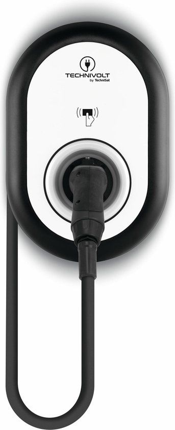TechniSat TechniVolt Laadstation 101 - 11kW - Type 2 - Wit/Zwart