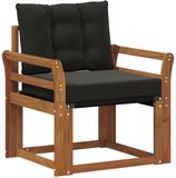 vidaXL - 2-delige Buitensofa - Massief Acacia Hout - Naturel