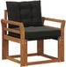 vidaXL - 2-delige Buitensofa - Massief Acacia Hout - Naturel