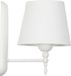 Lampe murale blanche avec abat-jour blanc, modèle ARTURO BIANCO, numéro d'article 11-843