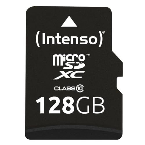 Intenso microSDXC 128GB Class 10 geheugenkaart incl. SD-adapter, zwart