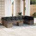 Maison Exclusive - Salon de jardin avec coussin 11 pcs Gris polyrotin