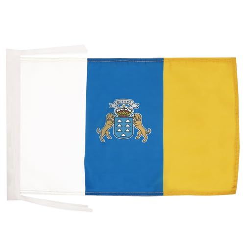 Canarische Eilanden Vlag 45x30 cm - Spaanse Regio Canarias - AZ FLAG