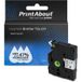 PrintAbout TZe-231 Tape - Black on White (12mm) - Compatible with Brother