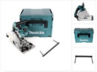 Makita DSP 600 ZJ accu invalcirkelzaag 36V (2x 18V) borstelloos + afkortaanslag ( 165447-6 ) + Makpac - zonder accu, zonder oplader