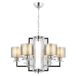 Opviq Elegante Kroonluchter Chroom 90cm Hoogte x 70cm Diameter